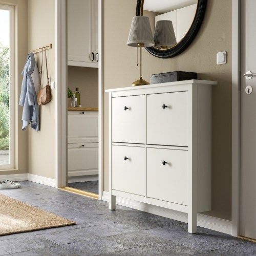 Hemnes shoe cabinet for sale top